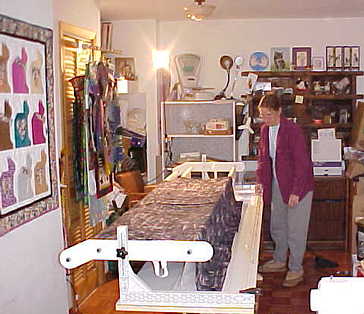 Preparing the quilting machine