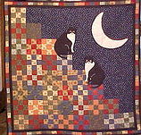 Custom Cat Quilt Wall Hanging